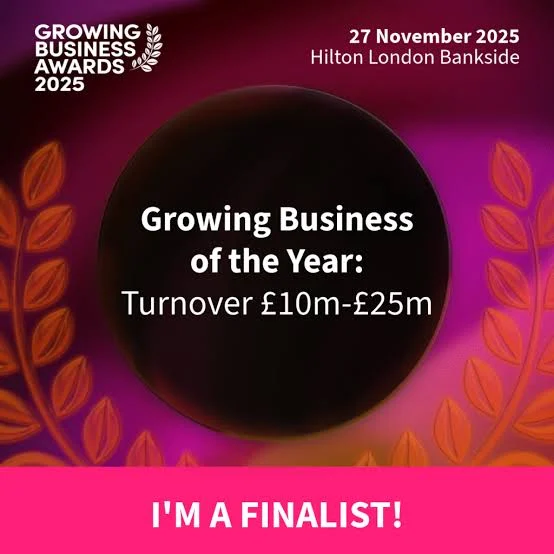 Growing Business Awards 2025 — Finalist, Growing Business of the Year