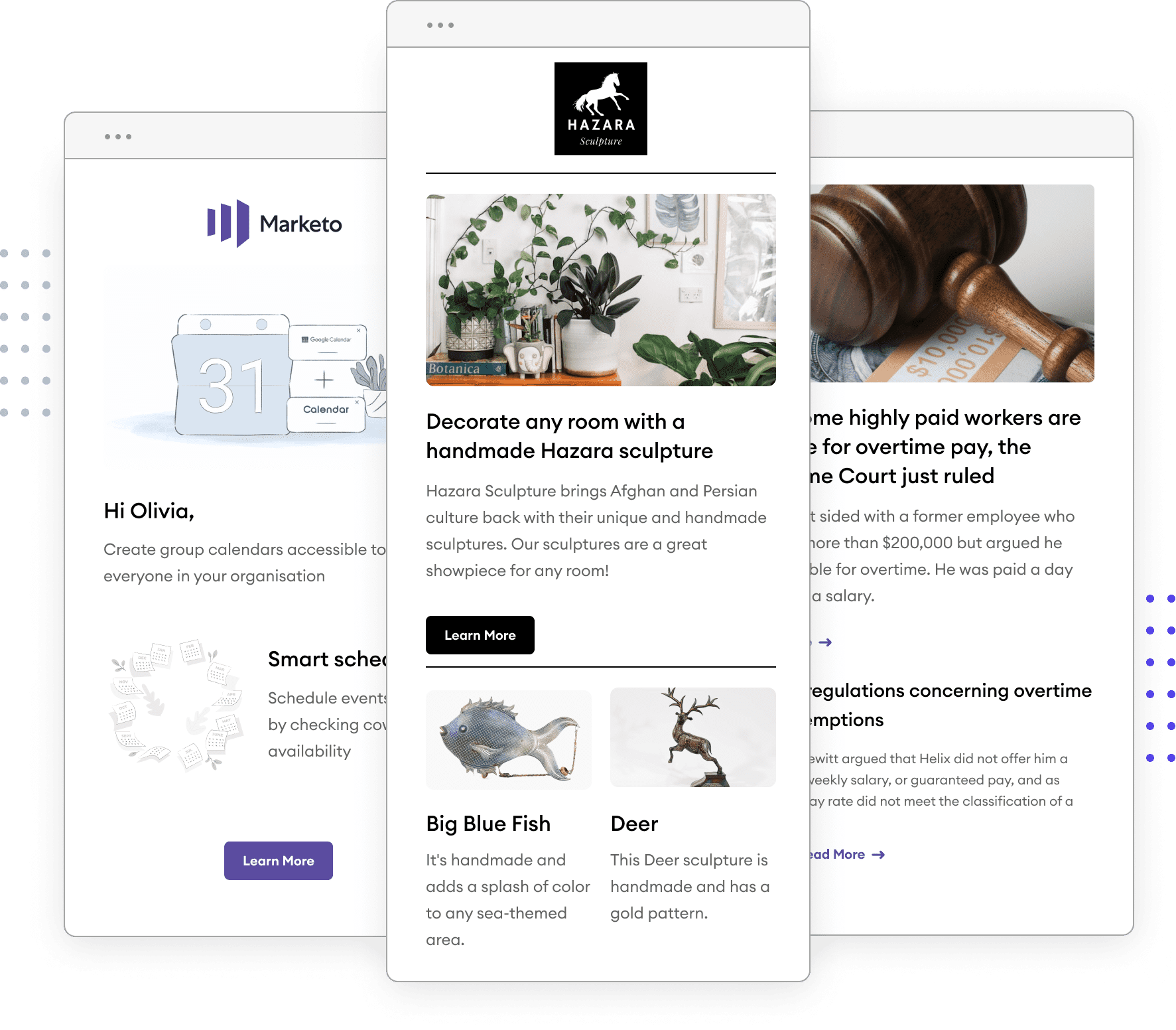 Marketo email template examples