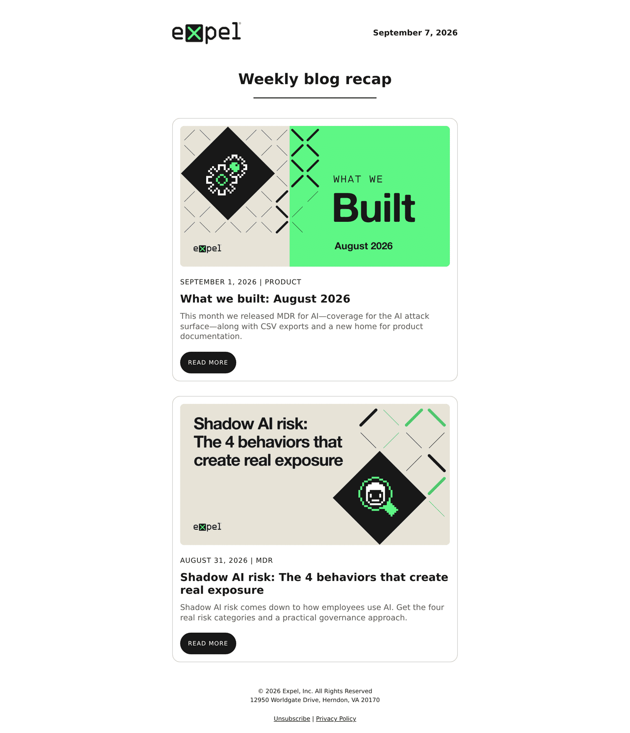Expel Weekly Blog