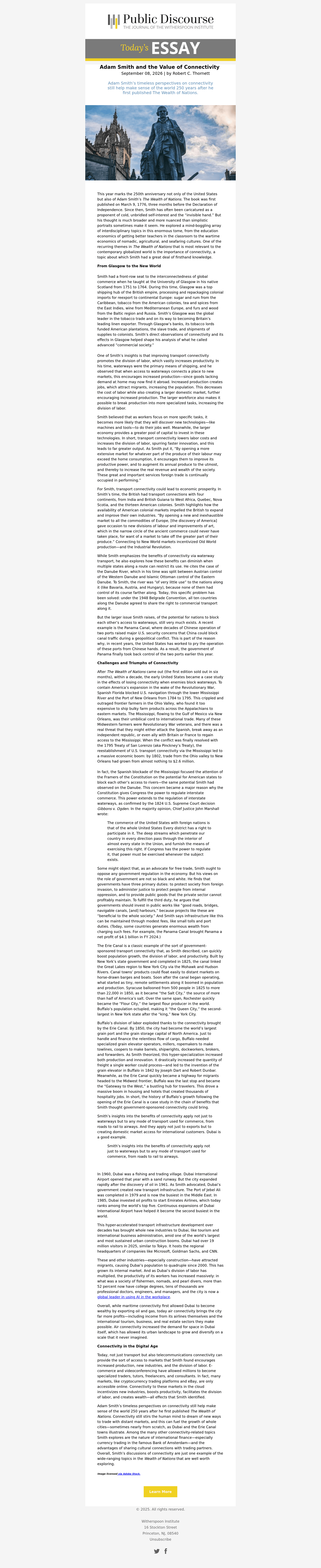 Witherspoon Institute Daily Full Article