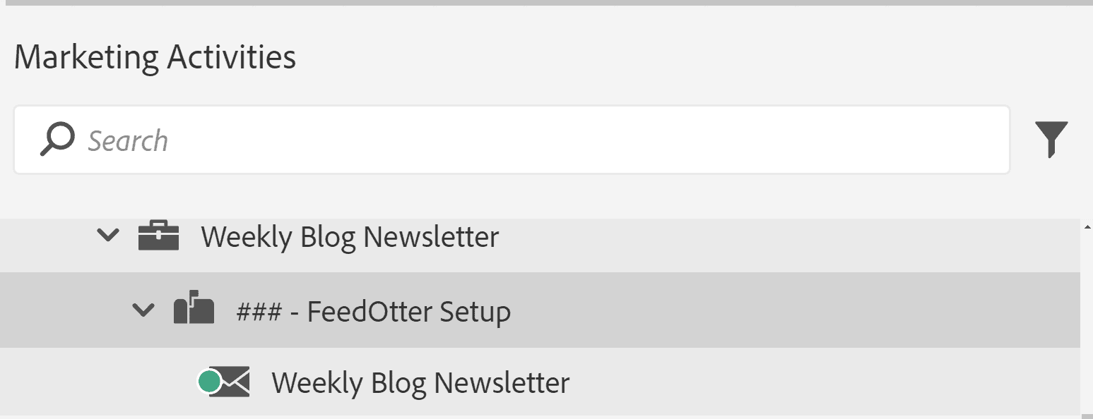 Marketo Feedotter Setup Email