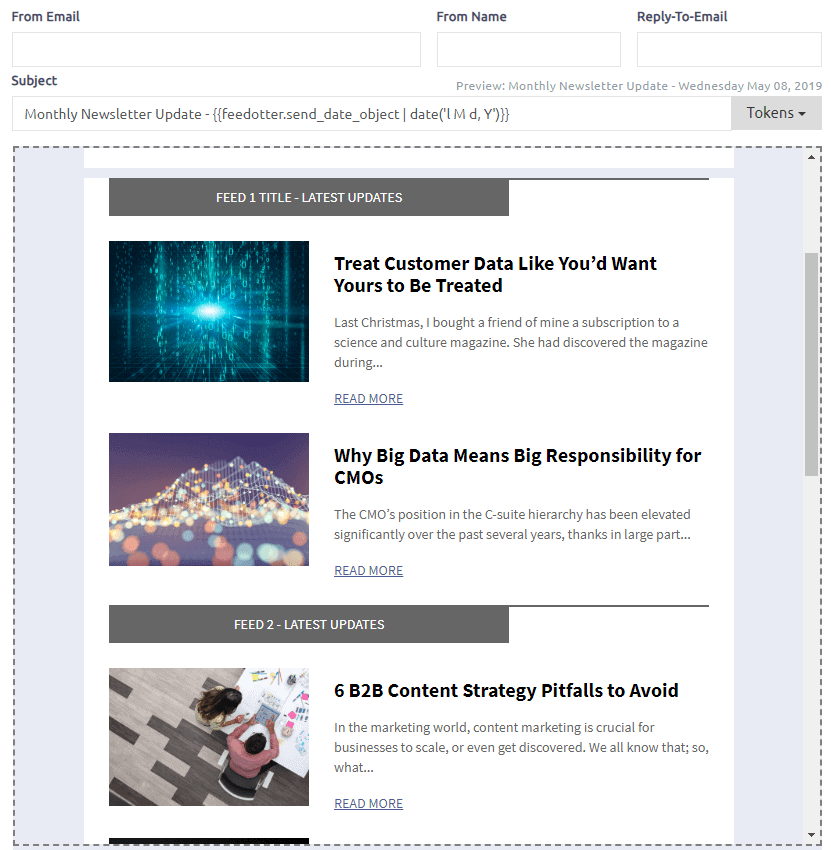 Tutorial: How to Use Multiple RSS Feeds to Build and Code an Automated Email