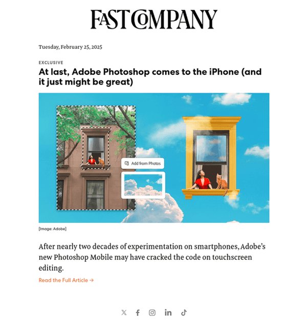Fast Company newsletter