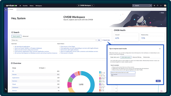 CloudQuery CMDB interface showing SQL-based querying of cloud configuration data