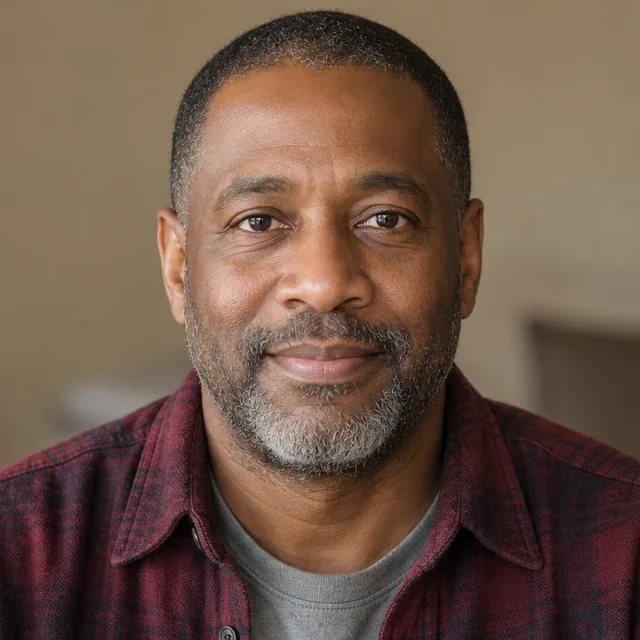 Portrait of one of the 12 Free and Sober AI mentors