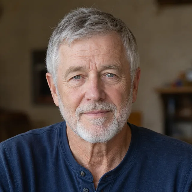 Portrait of one of the 12 Free and Sober AI mentors