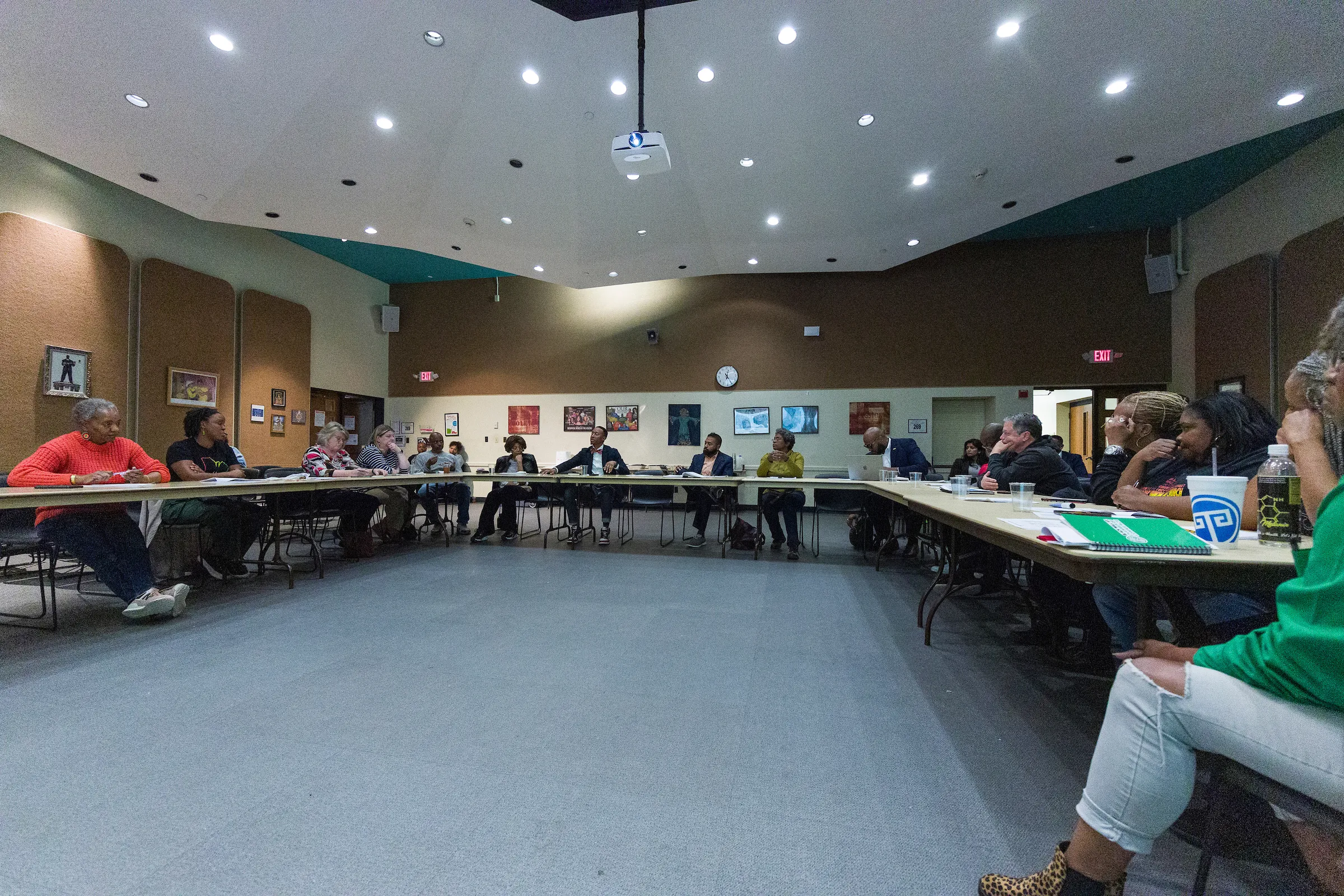 4/7/25 6:46:44 PM — Recap and Updates of the Kirkpatrick Heights/ Greenwood Master Plan at Rudisill Regional Library with PartnerTulsa

Photo by Shane Bevel