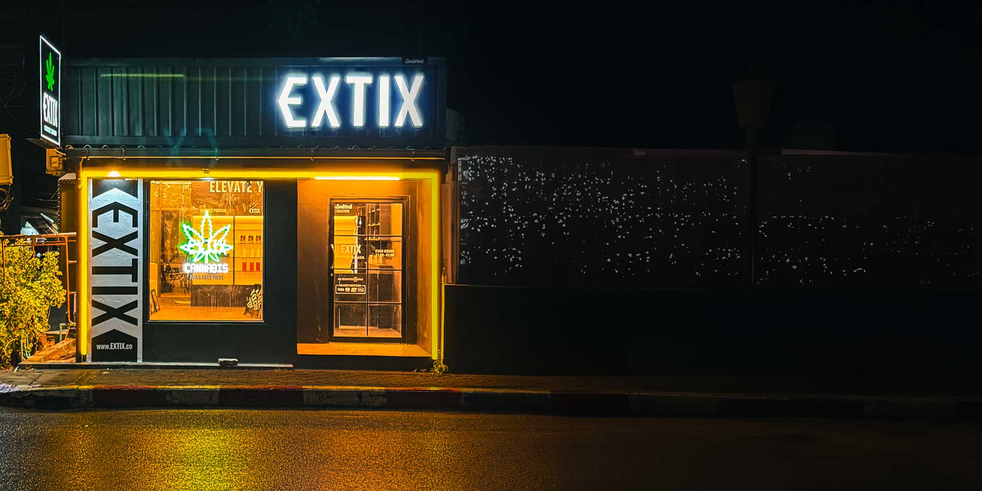 EXTIX Surin Beach cannabis dispensary in Phuket