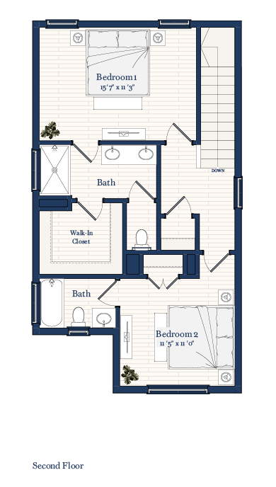 Second floor plan