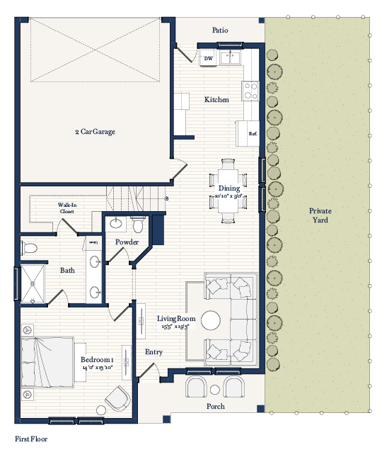 First floor plan