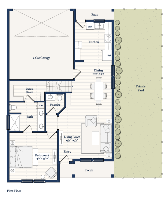 First floor plan