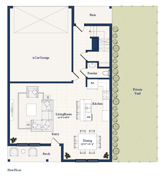 First floor plan