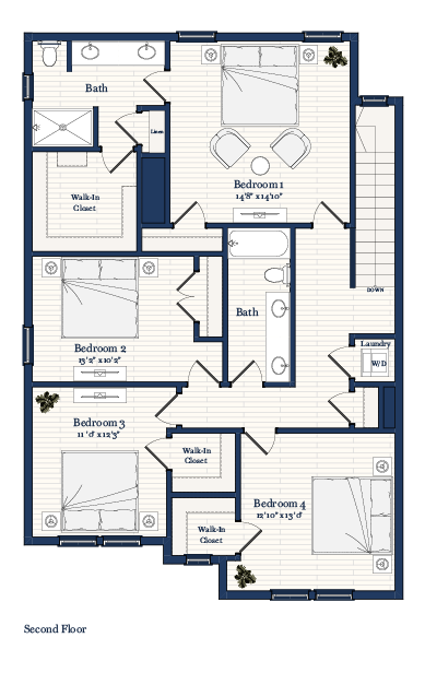 Second floor plan