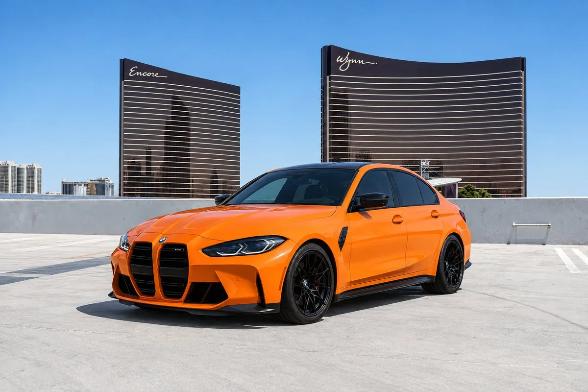 BMW M3 Competition rental Las Vegas