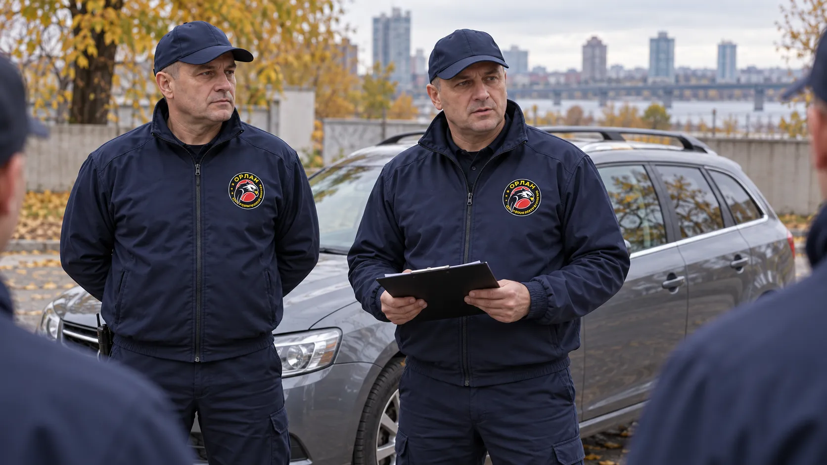 Охоронці Орлан на об’єкті