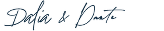 Dalia and Dante handwritten signature