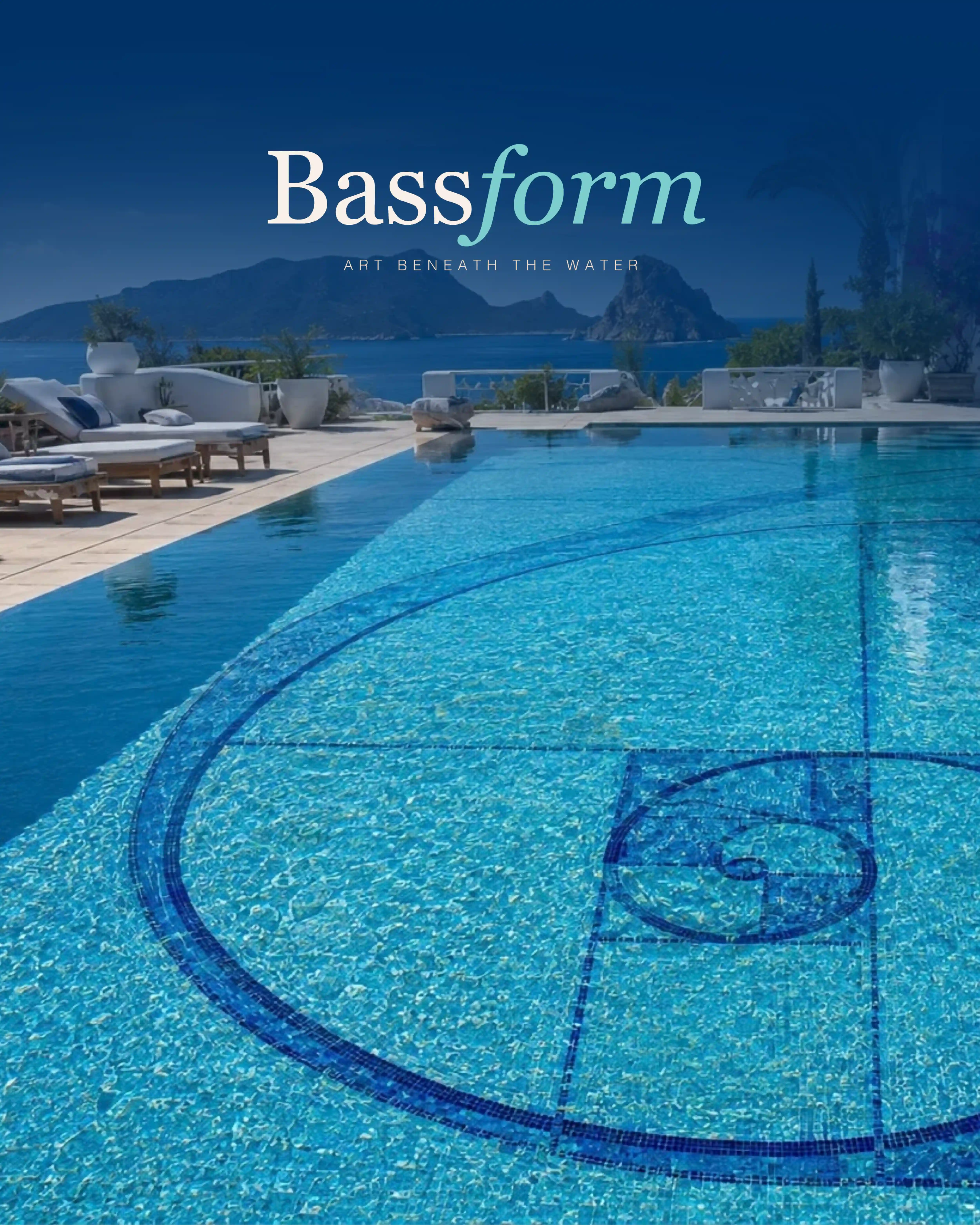 Bassform - Art beneath the water, mosaic pool floor