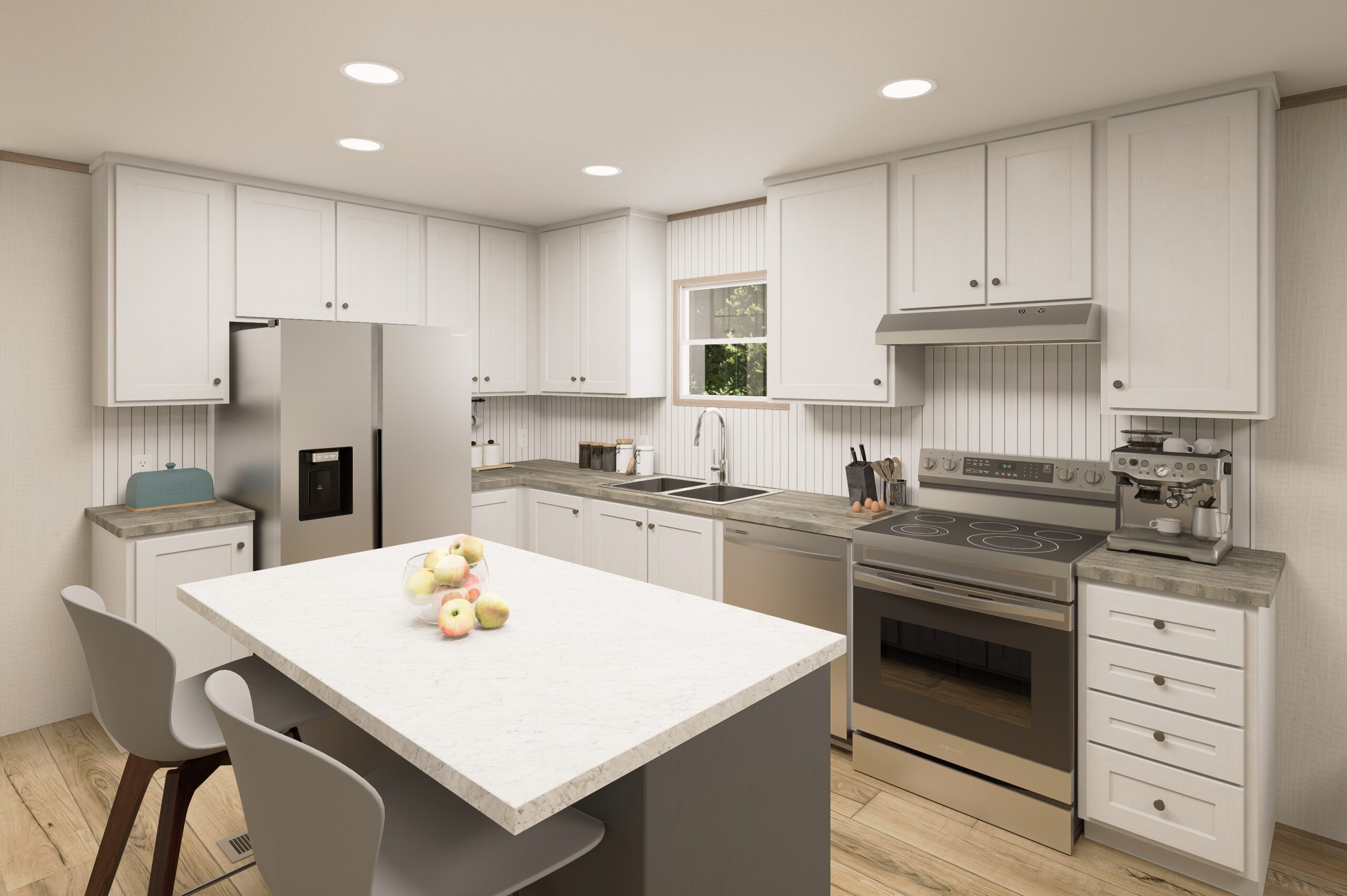 Winter Morning decor package kitchen