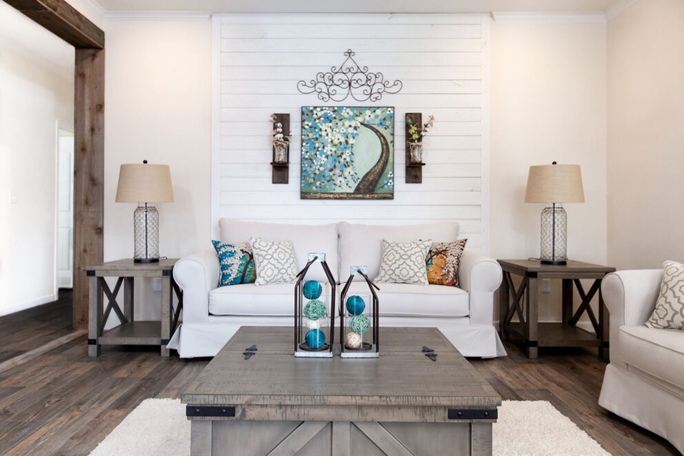 Southern Charm living room by Norris Homes