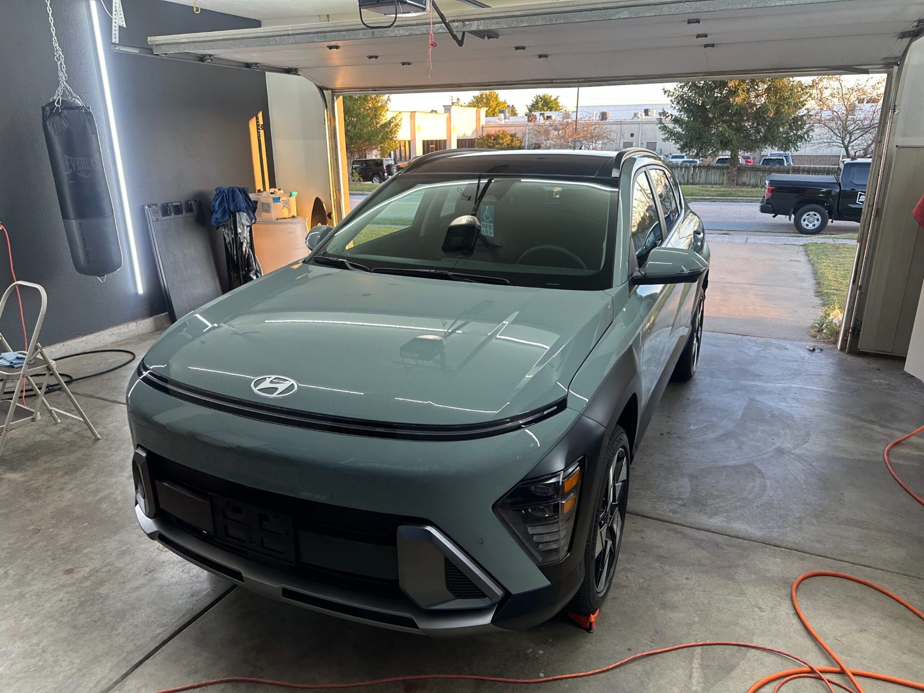 Hyundai Kona after a full detail
