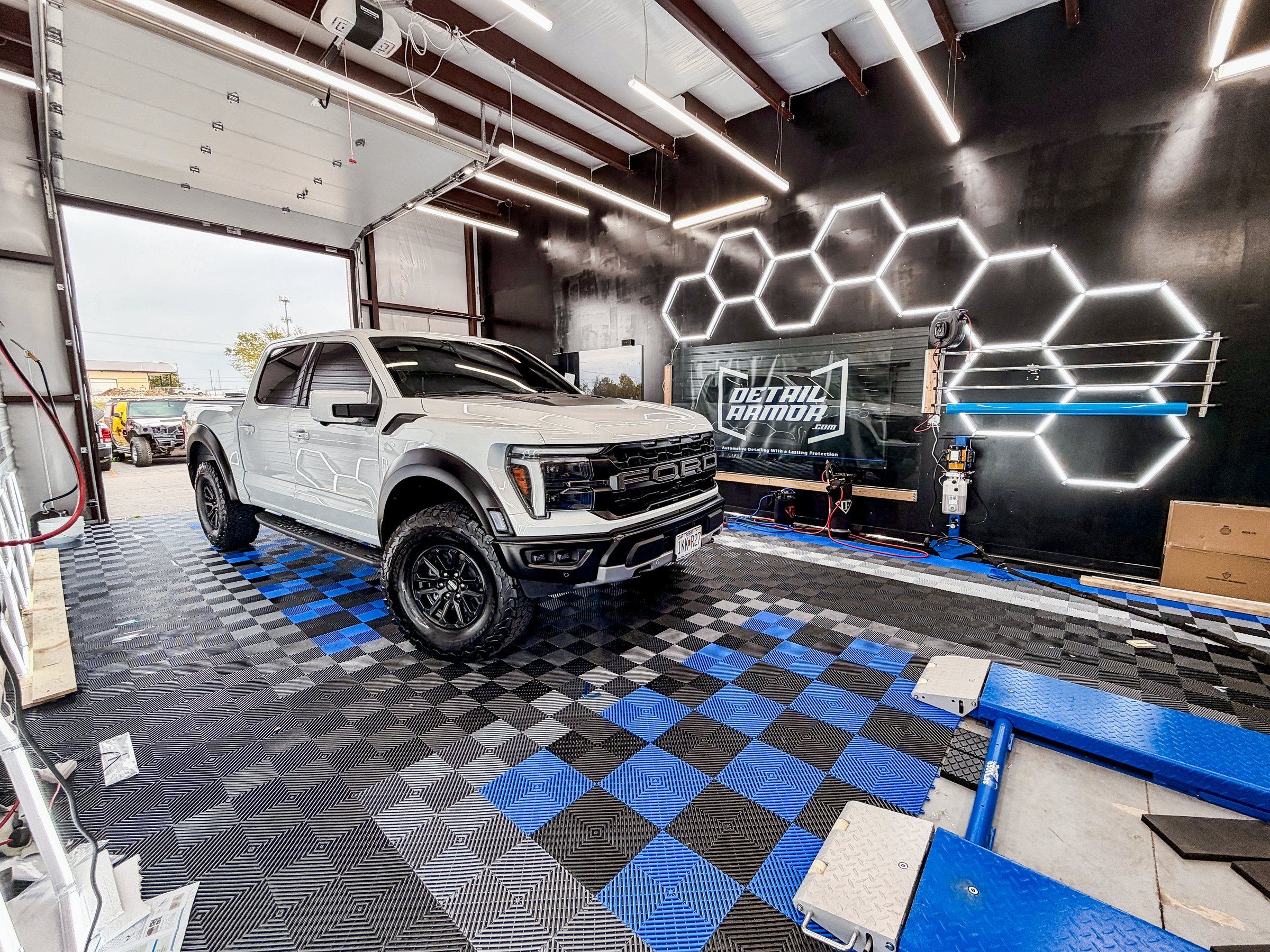 Ford Raptor R after a paint protection film install at Detail Armor in Springfield, MO