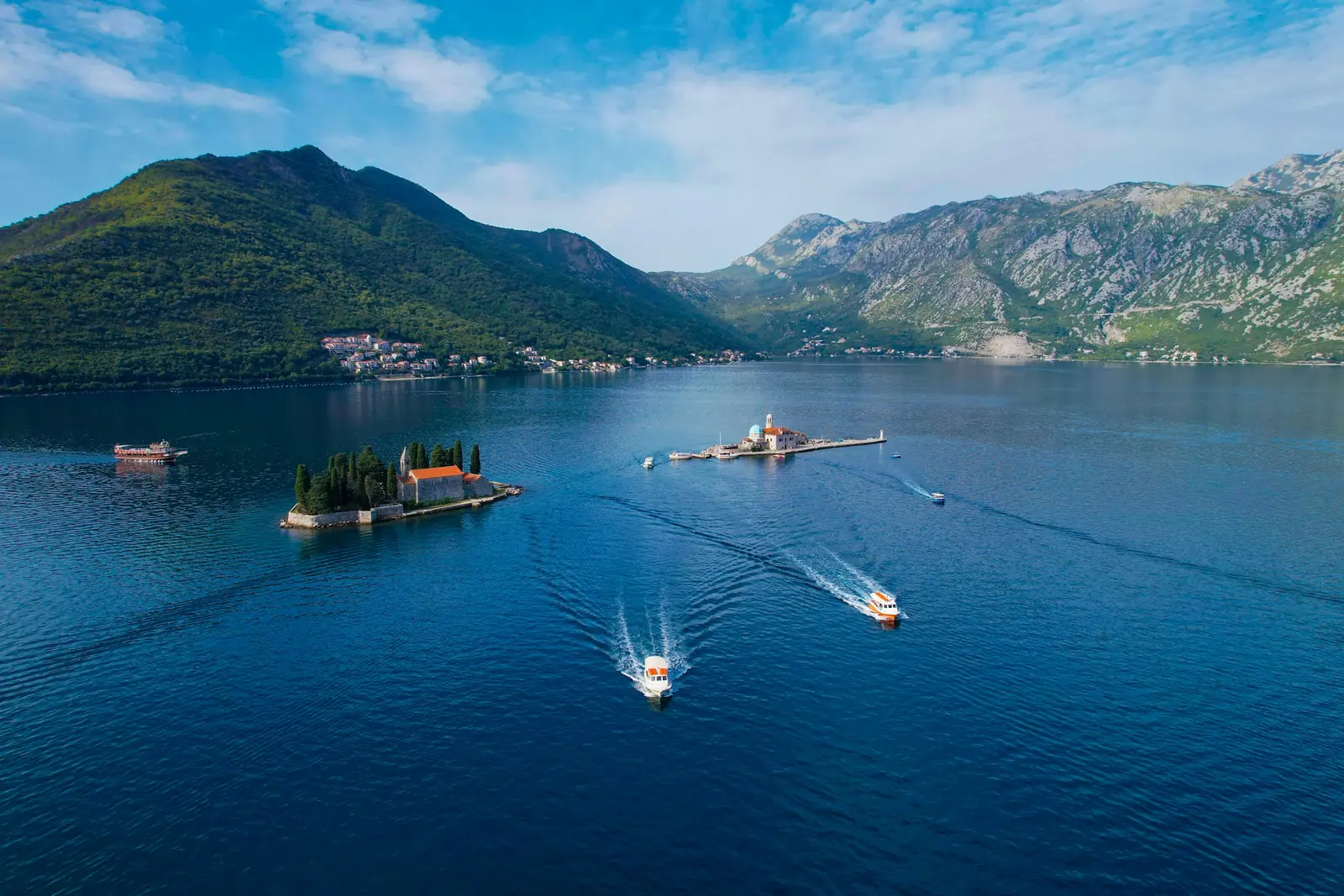 Islands off Perast in the Bay of Kotor