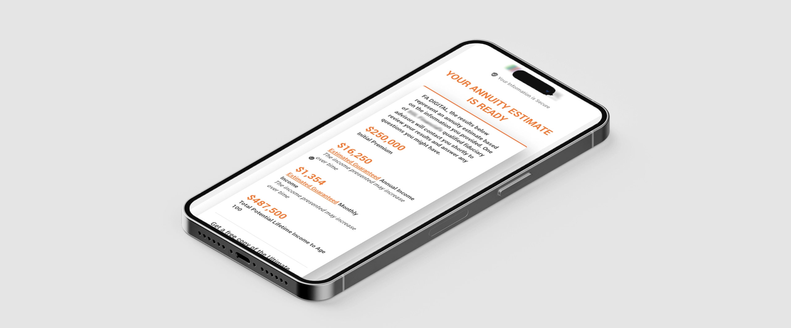 Realtime Annuity Calculator