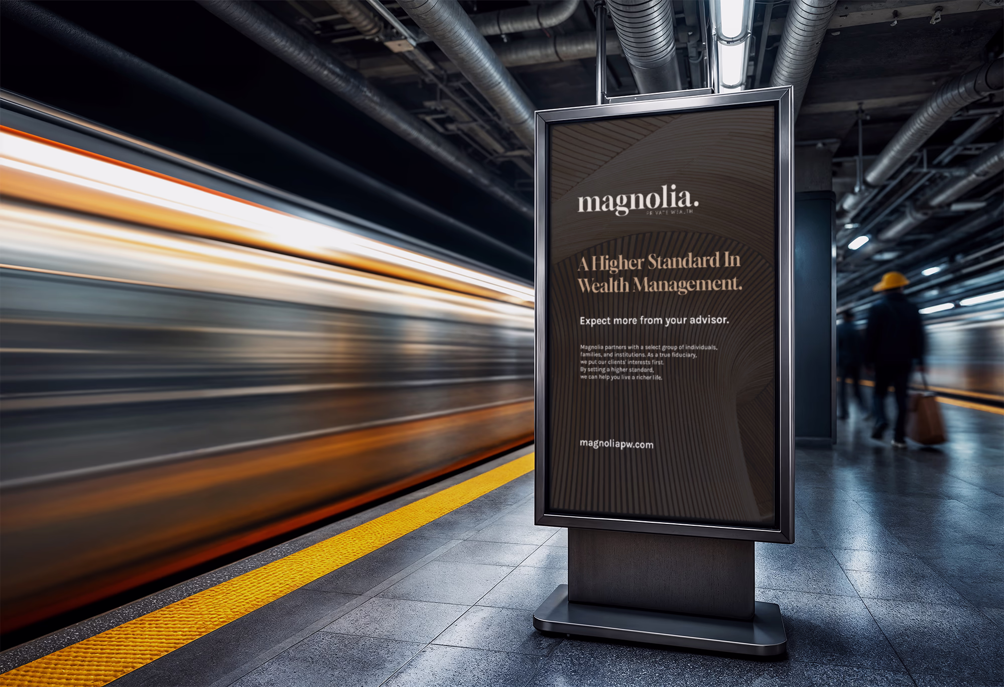 Magnolia Private Wealth brand poster