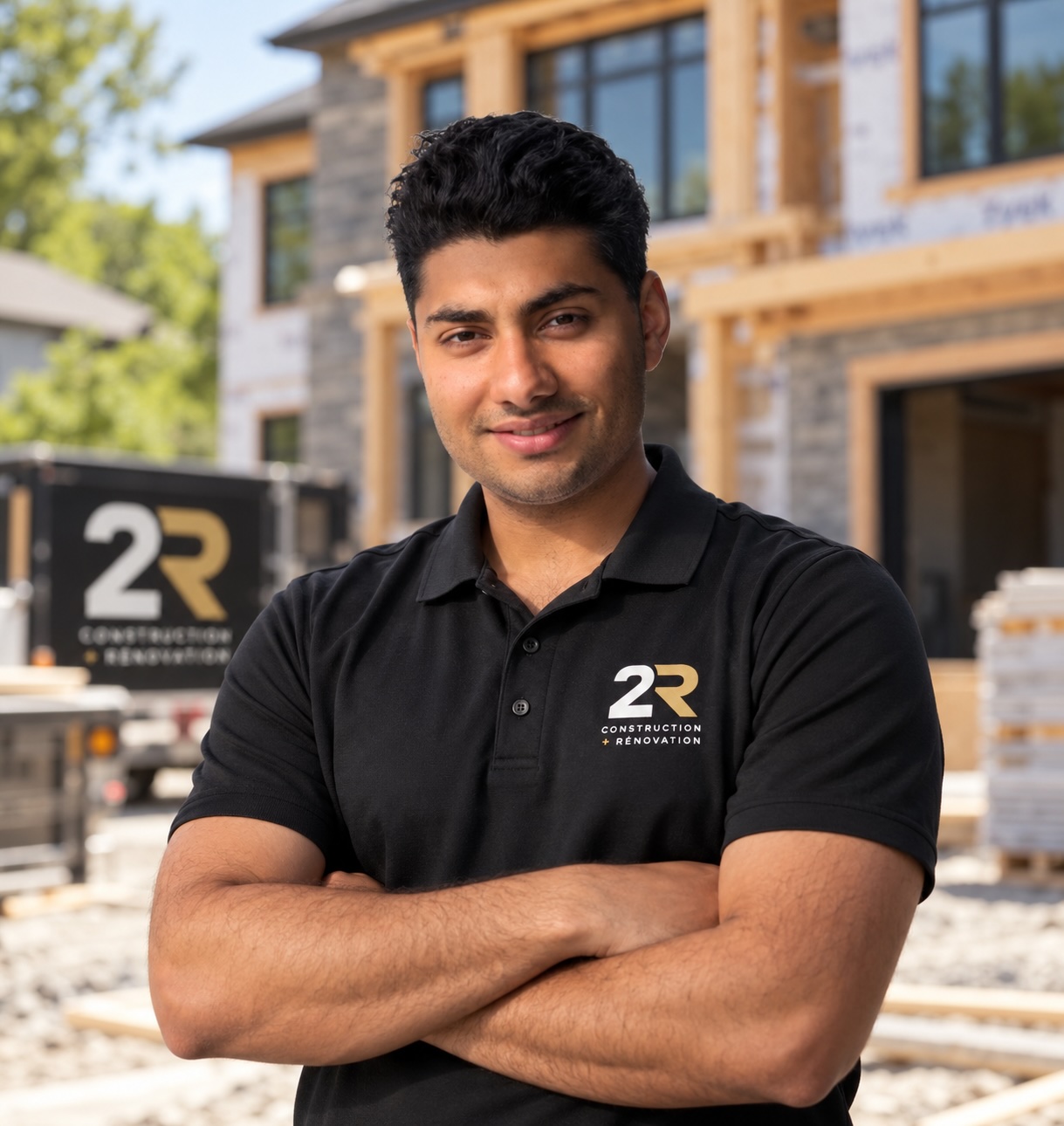 Reza Rokni, copropriétaire de 2R Construction et rénovation