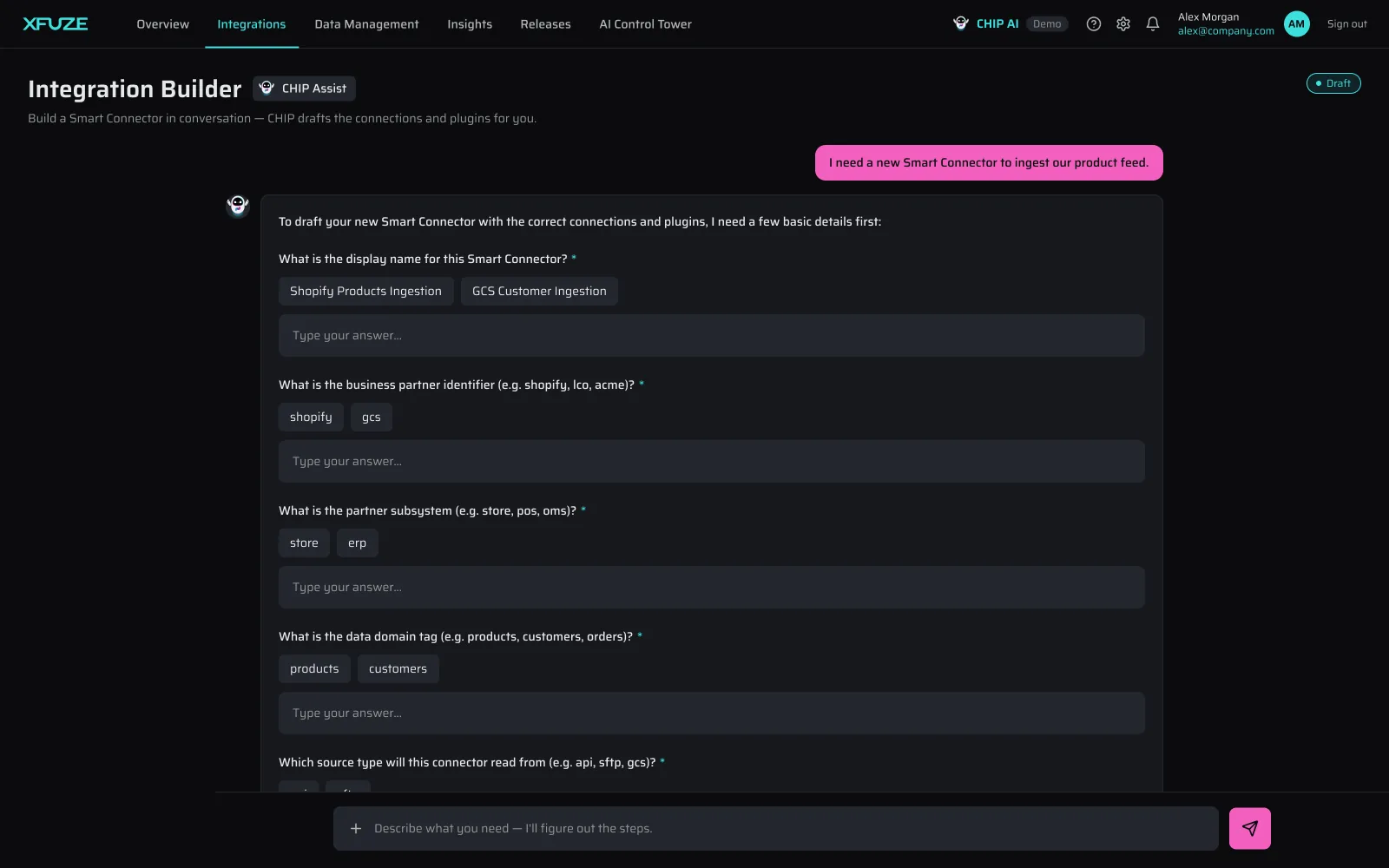 CHIP Integration Builder