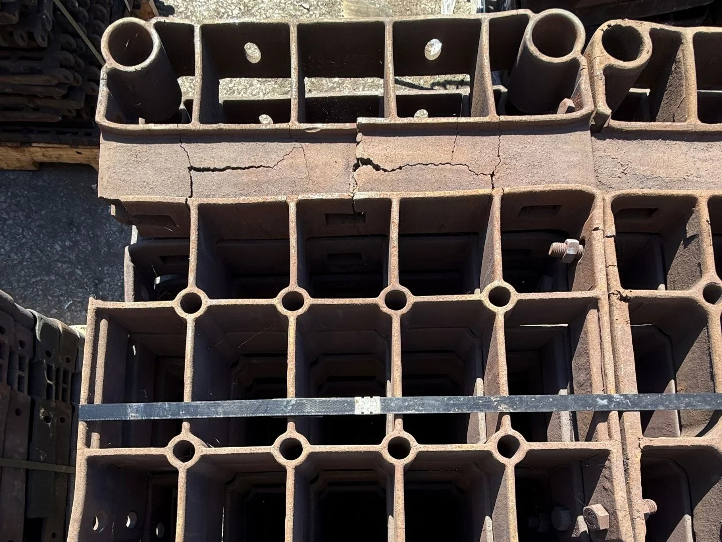 Recycling industrial metal scrap to recover valuable alloy materials
