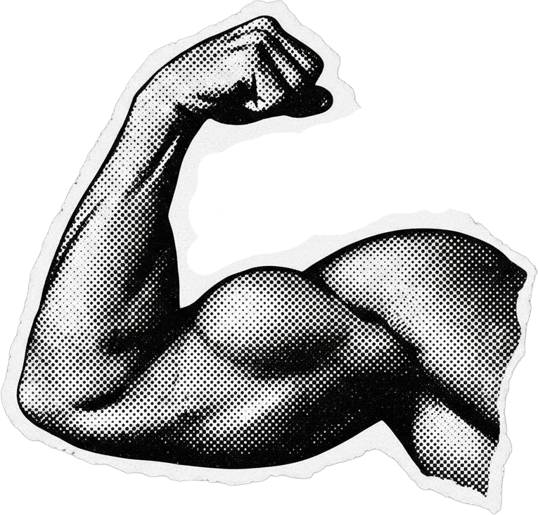 STRENGTH IN THE CITY strong arm mark
