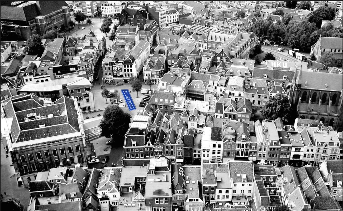 Illustration of a Buurtzorg neighbourhood