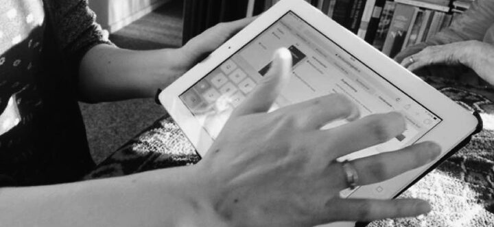Buurtzorg Web on a tablet