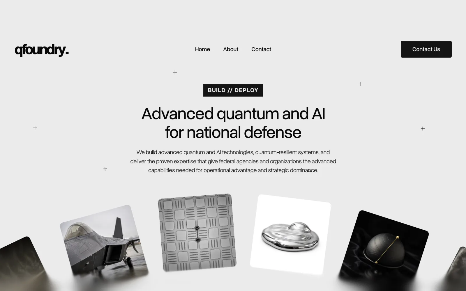 QFoundry website home page
