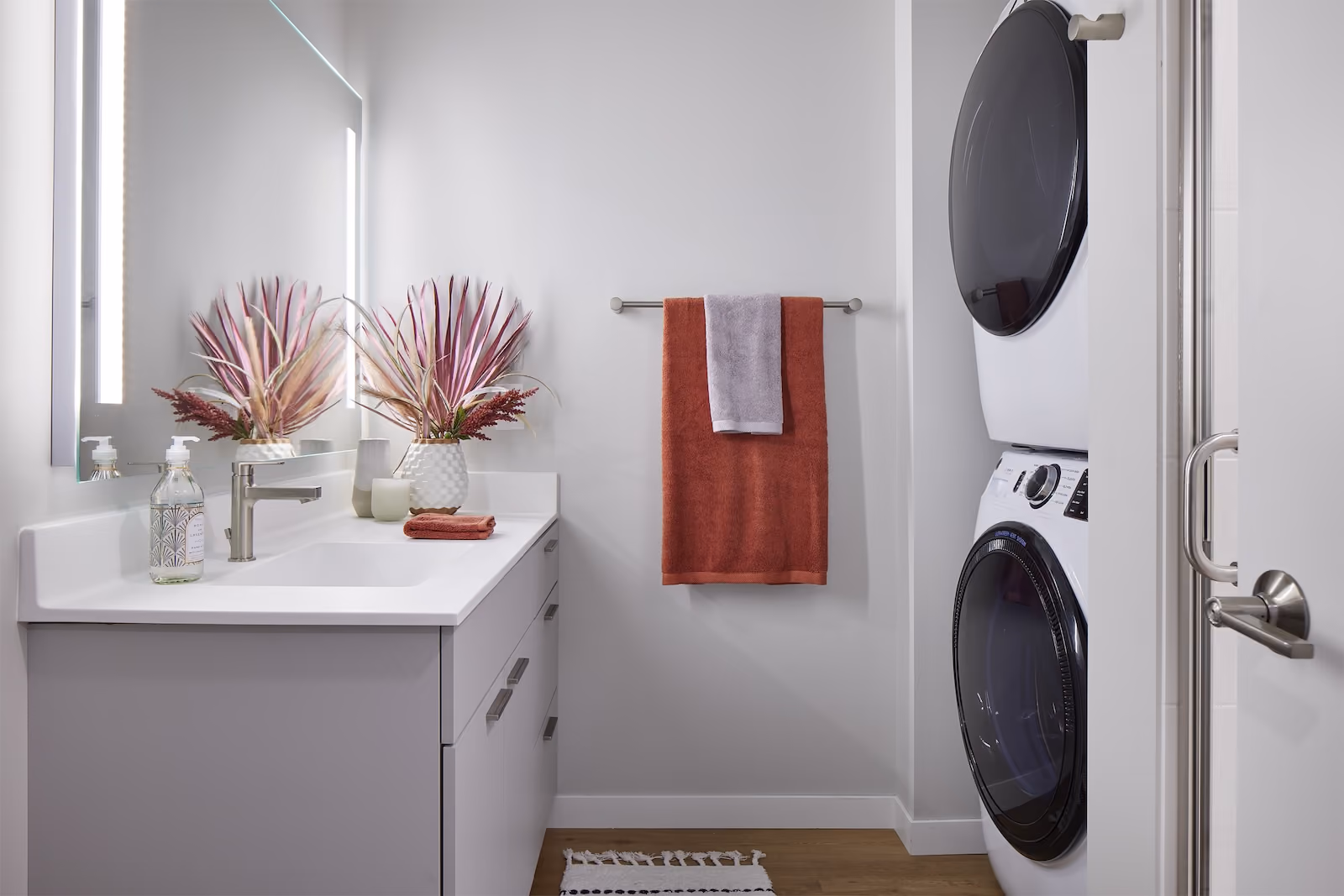 In-unit laundry at The Pitch Apartments