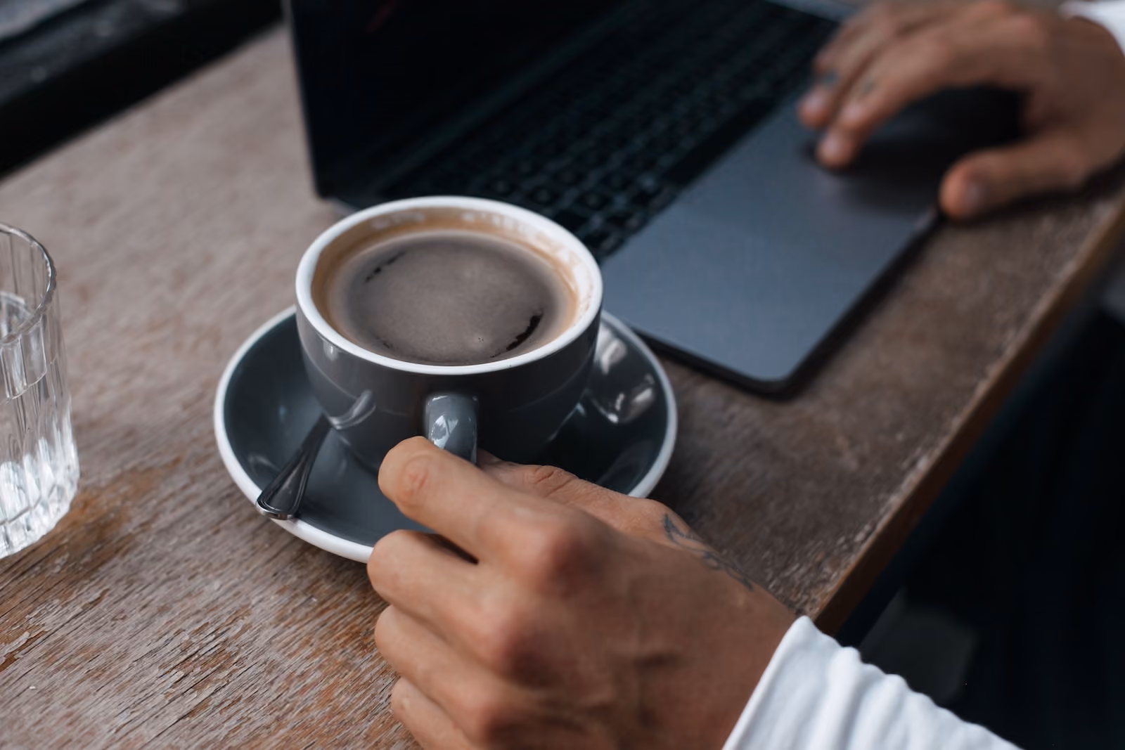 Man with coffee