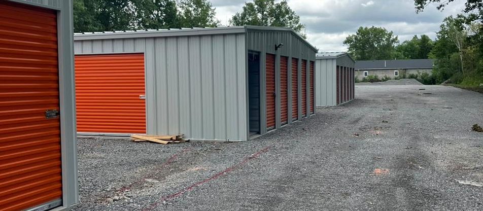 Wide view of the HJ Storage grounds