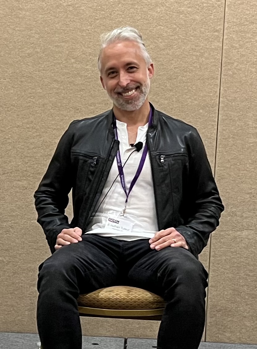 Jon Tuteur speaking at an Epilepsy Foundation conference