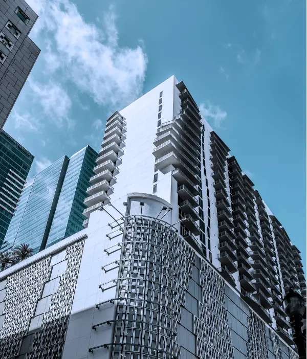 Modern commercial building exterior