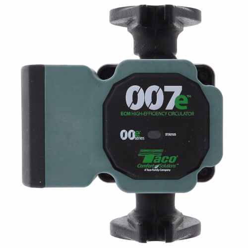 Taco 007e-2F2 High Efficiency Circulator Pump