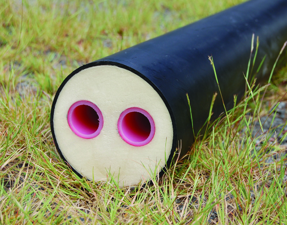 REHAU 1" OWB Insulated Underground PEX Pipe