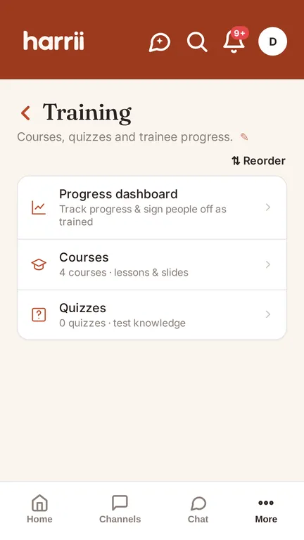 Train everyone screen