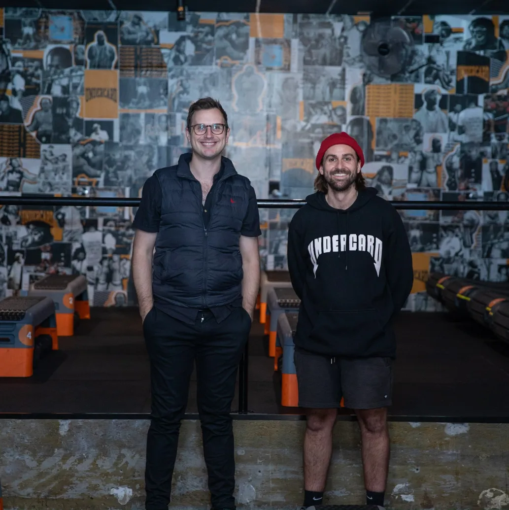 photo of undercard boxing and the founder of Sales Hero