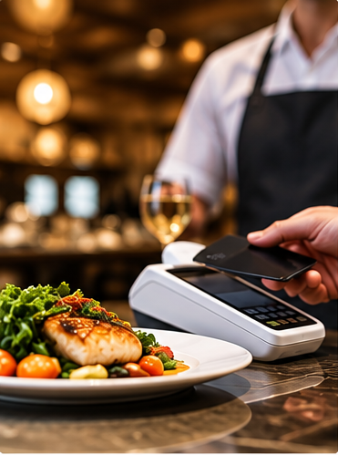 Restaurant payment terminal