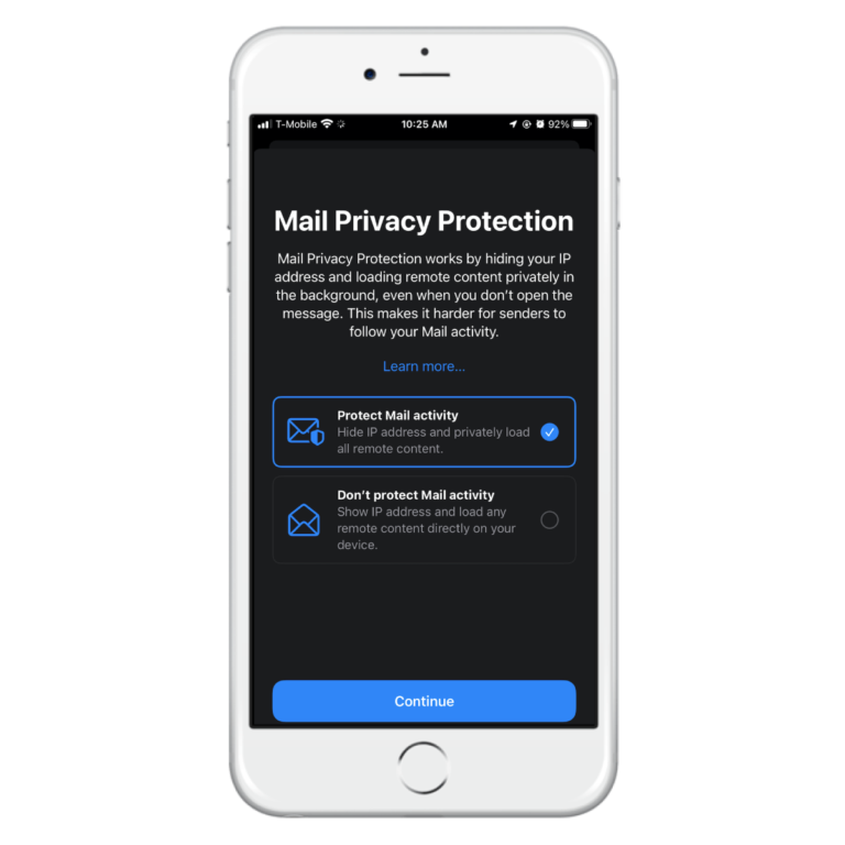 mail privacy protection