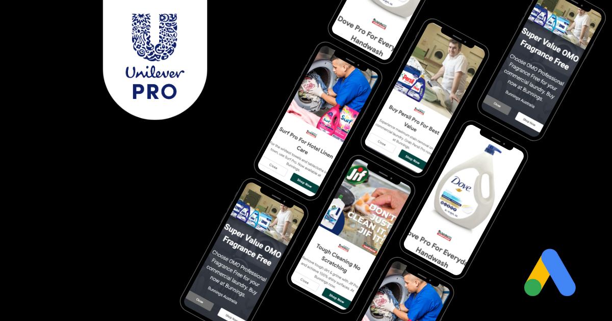 Unilever Pro Google Search & Display Campaign
