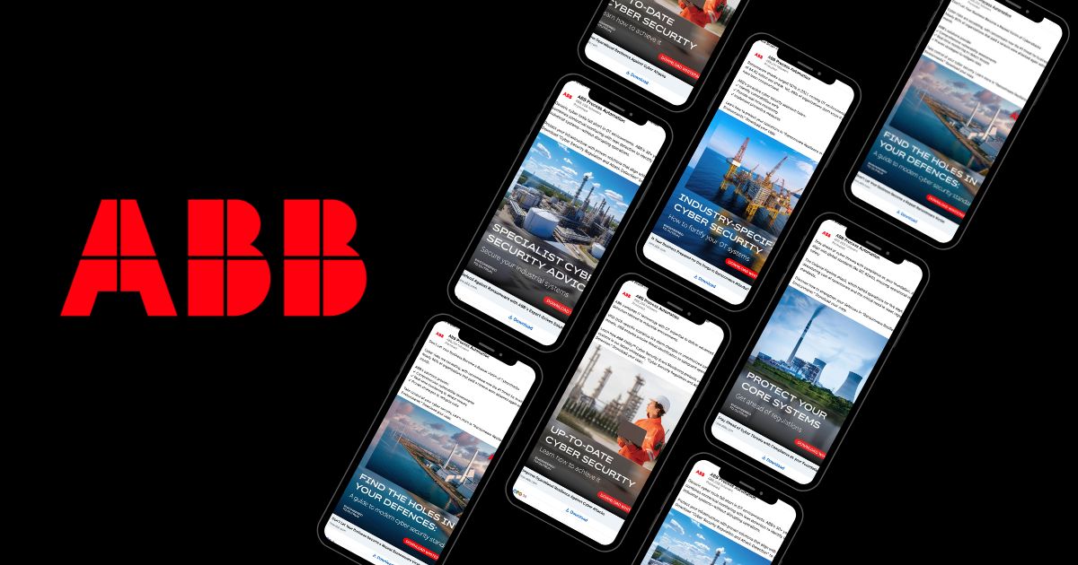 ABB Cyber Security Linkedin & Google Campaign 