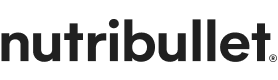 Nutribullet brand name in lowercase black letters on a transparent background with a registered trademark symbol.