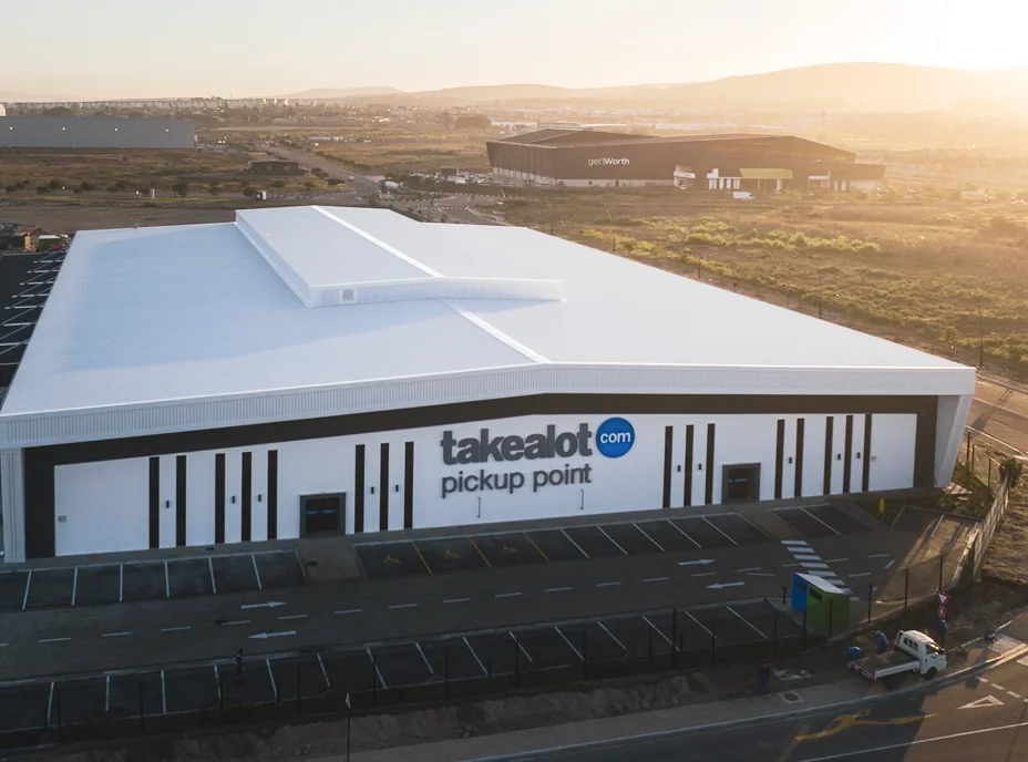 Shop and Ship Takealot marketplace distribution center and customer pickup point facility